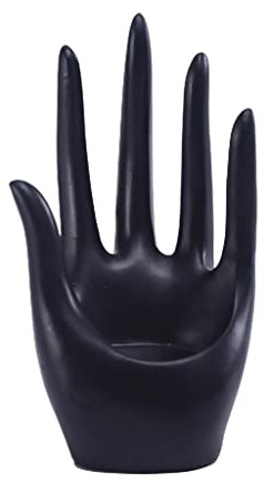 Xinsheinelry Hand für Palmen-Kerzenhalter, Kerzenständer, Schmuck, Uhren, Ringe