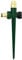 LATERN Metall Gartensprenger, 360 Grad Hochleistungs Schlag Rasensprenger Großflächen Automatischer Bewässerungs Sprinkler mit Metallspitze für Rasen Garten Bewässerung Pflanzen Blumen Gemüse Gras