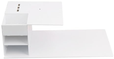 Homoyoyo Kompakter und Leichter Acryl Organizer für Wimpernverlängerungskissen mit U-förmigem Arbeitsständer und Pinzettenhalter für Wimpernverlängerungsarbeiten zu Hause