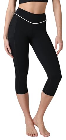 Lovable - Al Ginocchio - Microfibra Modellante - Vita Alta Effetto Push-up - Controllo Pancia, Pilates, Fitness, Active Comfort, Leggings Donna