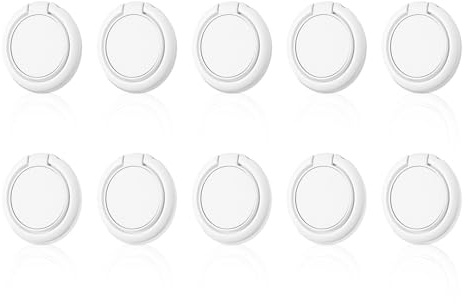 10 Stück Brillenhalter Wand, Rund Brillenablage Wand, Selbstklebend Sonnenbrillen Halter, Wandmontage Hängendes Brillenhalterung für Mehrere Brillen (weiß)