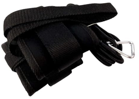 Cintura portatile per esercizi di nuoto con corda elastica alla caviglia, guinzaglio regolabile per allenamento, corda resistente all'acqua per qualsiasi piscina