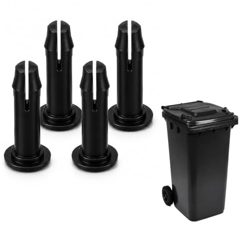 4Pcs Wheelie Bin Lid Hinge Pins, Replacement Pins for Bins, Easy Fit Design