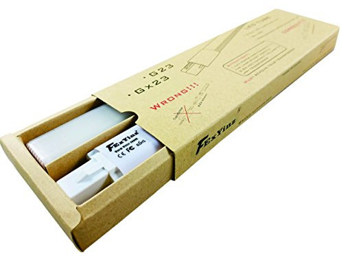 FExYinz MEHRWEG 2er-Pack 9,25 Zoll CRI 90 G23 LED-Lampe 8 Watt Warmweiß 3000k 800 Lumen PLS Kompakte LED Leuchtstoffröhre