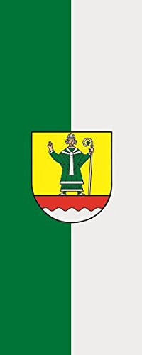 U24 Fahne Flagge Landkreis Cuxhaven im Hochformat Premiumqualität 80 x 200 cm
