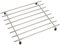 com-four® Topfuntersetzer aus Edelstahl mit Gummifüßen - Untersetzer für Topf, Pfanne, Auflaufform und Wok - 19 x 24 x 2,5 cm (1 Stück - silberfarben)