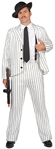 DEGUISE TOI Vegaoo Mafia-Anzug Gangster-Herrenkostüm Weiss - XXL