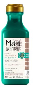 Maui Moisture Colour Protection Sea Minerals Conditioner (385 ml), kräftigende Anti-Haarbruch Haarspülung mit reichhaltigen Meeresmineralien, intensive Haarpflege Spülung für coloriertes Haar