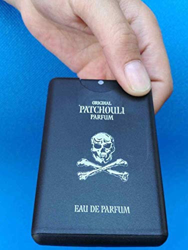 Patchouli Perfume con madera de sándalo, 20 ml, pulverizador de bolsillo, color negro