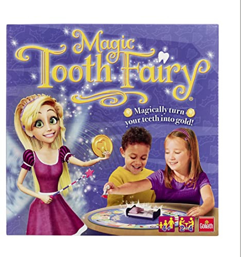 Magische Zahnfee: Verwandeln Sie Ihre Zähne auf magische Weise in Gold! Lustiges Brettspiel für Kinder, für 2–4 Spieler, ab 4 Jahren