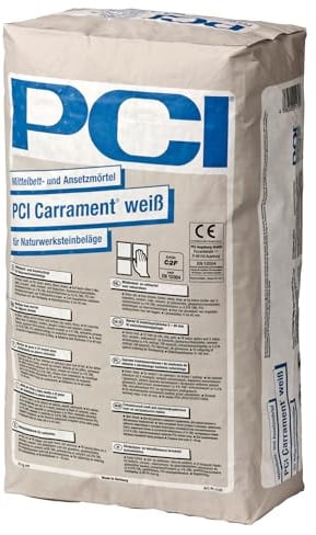 PCI Carrament 25 kg, diversi colori bianco