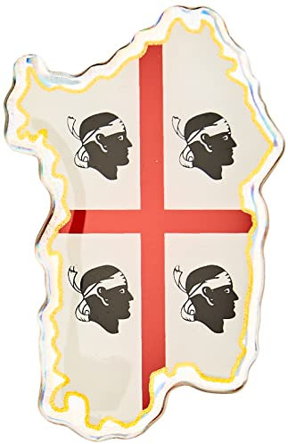 4R Quattroerre.it 32132 3D Aufkleber Sardinien Sticker HQ, 44 x 68 mm