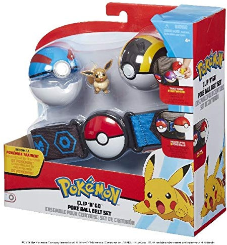 Character Options Pokemon Clip N Go Poke Ball Gürtel Set