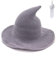 YAMEE Hexenhut für Damen Halloween Harry Potter Hexe Hut Faltbare Kopfbedeckung Karneval Fasching Masquerade Cosplay Cap mit Weiße Kristallkette