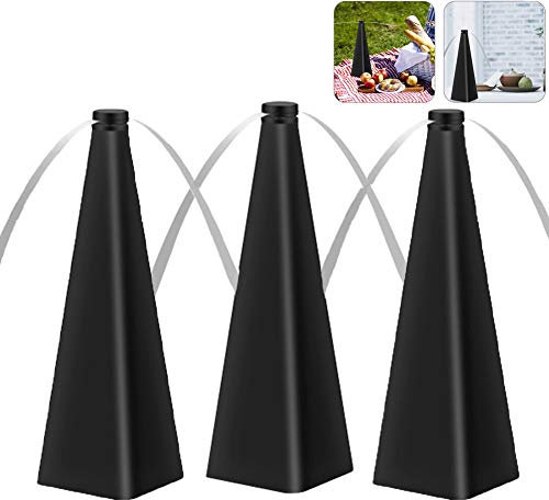AODIAN Lot de 3 ventilateurs de table anti-mouches sans produits chimiques Noir
