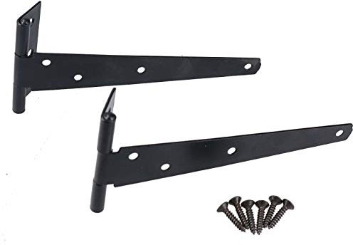 Paire de charnières en T 150 mm avec fixations