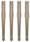 ACXZ Pieds de Table en Bois Non Finis 45/50/61/75cm, Pieds de Remplacement de Banc de Style Country, Pieds de Support pour Meuble télé/Bureau/Commode, Set de 4
