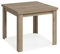 Mobelcenter, Mesa Comedor Cuadrada Extensible Natural, Mesa Salón o Cocina, Color Natural, Medidas: Ancho: 90 cm x Fondo: 90 cm x Alto: 76 cm, Ancho Mesa Extendida: 180 cm (1388)