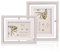 Vulevirtue Drehbarer Holz Fotorahmen,doppelseitiger bilderrahmen glas,Tisch-Fotorahmen, für Desktop Fotorahmen Anzeig,horizontal Bilderrahmen/vertikal Bilderrahmen,15,2x10,2 cm(hellgrau)