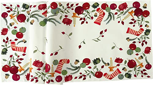 Sander Tischläufer Candlelight, Geblümt, 100% Baumwolle, 50 x 140 cm