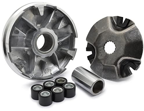 Easyboost Variateur Type Origine pour MBK Booster Nitro Ovetto Bw's Stunt Rocket Slider Aerox Mach-G Jog-R Ovetto Neo's Moteur Minarelli Vertical Horizontal Avec Galets 15x12mm