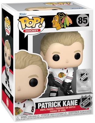 Funko POP! NHL: Blackhawks - Patrick Kane - (Road) - Vinyl-Sammelfigur - Geschenkidee - Offizielle Handelswaren - Spielzeug Für Kinder und Erwachsene - Sports Fans - Modellfigur Für Sammler
