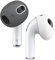 elago 2 Paar 2 Farben Ersatz-Ohrstöpsel Kompatibel mit Airpods 3 [Fit In The Case] Anti-Rutsch Premium-Silikonhülle Kompatibel mit Airpods 3. Generation (Dunkelgrau/Weiß)