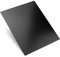 QWORK 3K Lámina de fibra de carbono, 200 x 250 x 1 mm, fibra de carbono, negro