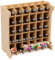Bucasso Farbregal-Organizer für 30 Farbflaschen, Modellfarbregal aus Kunststoff, MDF-Material, Aufbewahrung von Modellwerkzeugen, geeignet für Tamiya-Farben, Miniatur-Modellfarbset GK9
