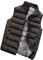 Doudoune sans Manche Homme Zippé Travail Blouson Chauffant Homme Pulls, Gilets et Sweats Homme Manteaux Veste Coupe Vent Hiver Chaude Legere Chasse Marque Pas Cher Automne Halloween Café XXL