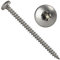 OPIOL QUALITY® Spanplattenschrauben mit Rundkopf und verstärktem Kopf TORX 6x80 mm aus Edelstahl A2 V2A (10 Stück) Linsenkopfschrauben TX Vollgewinde Holzschrauben