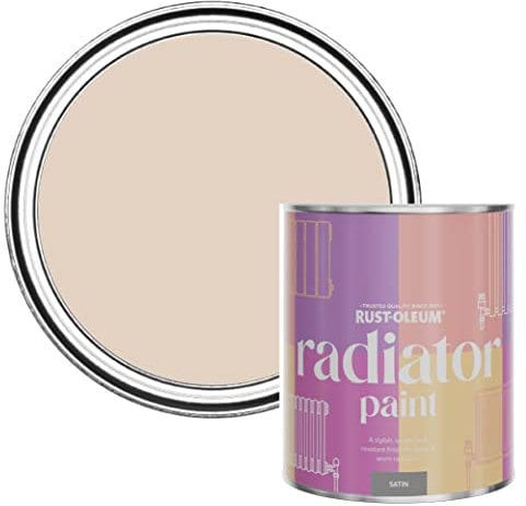 Rust-Oleum Pink Heat Resistant Radiator Paint in Satin Finish - Homespun 750ml