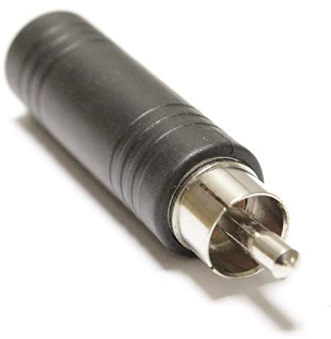 CableMarkt - Adattatore Jack TRS da 6,3 mm Femmina a RCA Maschio per Lettori Audio Stereo