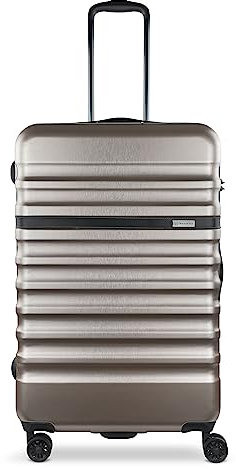 bugatti Corium Hartschalenkoffer 78x49x28,5 cm - 85L, 4 Rollen mit TSA Zahlenschloss, Rose