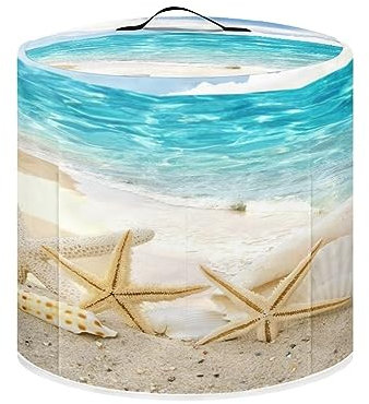 GLENLCWE Hawaiianischer Seestern am Strand Staubschutz waschbar Küchengeräte Abdeckung mit Tasche für 8 Quart Instant Pot/Electric Pressure Cooker/Air Fryer/Crock Pot