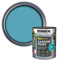 SAVING HUB Fence Paint Garden Shed Paint 750ml - Exterior Wood Paints Tin Waterproof, Weatherproof Paints - For Benches, Metal, Brickwork, Terracotta Pots, Stones Tin (Summer Sky)
