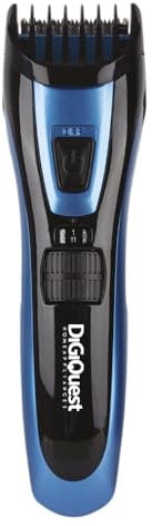 DIGIQUEST Tagliacapelli e regolabarba senza filo GROOMY, Lama regolabile per un taglio perfetto, Impugnatura Ergonomica e Protetta, Ricarica Veloce e Duratura