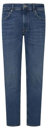 Pepe Jeans Tapered Jeans Stanley Pantalones, Denim, 31W/32L Unisex Adulto