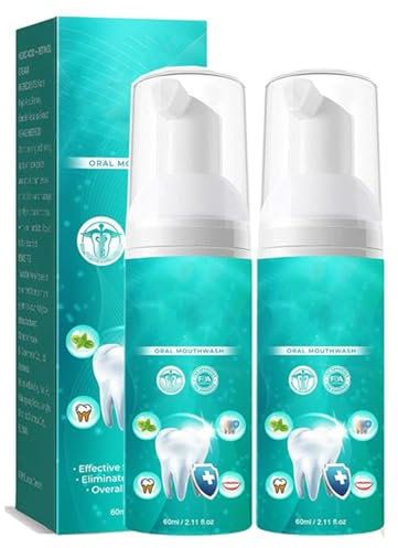 Gokame S-martsmile Mundspülung, S-martsmile Oral Mouthwash, Zahnaufhellendes Mundwasser, Teeth Total Care Mundspülung, Teeth Whitening Mouthwash, hilft bei frischem Atem (2pcs)