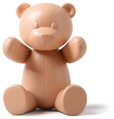 NENBOLEC Bär Dekor Figuren Modern Skulptur Arts Tier Statue Geschenk Polyresin Braun 21cm