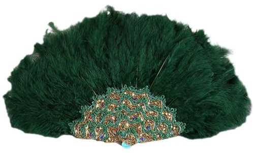 Wedding Feather Fan Performance Dance Fan Photography Props Bride Hand-held Fan Wedding Party Supplies