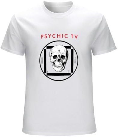 Psychic Tv Force The Hand of Chance Post Punk Retro Vintage T-Shirt White L