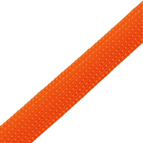 GSCLZ Kabelschlauch 1 Meter 2~25 mm Cable Sleeve Braided Expandable Wire Wrap Insulated Nylon High Density Tight Sheath Protector Harness Kabelmanagement-HüLse(Orange,20mm)