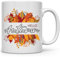COEROW Bonjour Météo Tasse Automne,Automne Citrouille Tasse Céramique Femme Anniversaire Bienvenue Automne Tasse En Céramique