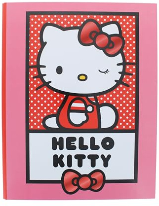 Blueprint Collections Hello Kitty Ringbinder | Cute Kawaii Folder | Hello Kitty School Supplies & Gifts