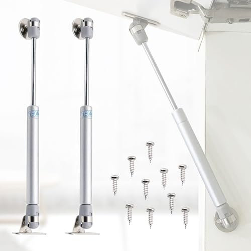 2 PCS Amortiguadores de Gas 150N, pistón de gas para puertas, gato neumático para muebles, Bisagra de pistón Gas, Pistones a Gas Muebles Cocina Amortiguadores Muebles Bisagras Puertas Cocina