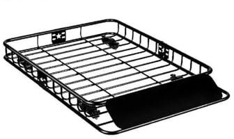 Sohini DachträGer Dachträger-Gepäckkorb Dach-Gepäckträger Strapazierfähig 200 Pfund Kapazität Für SUV-LKW-Fahrzeuge DachgepäCkträGer