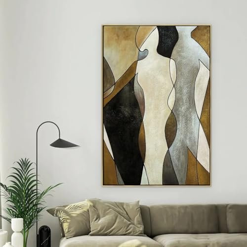 LMYCHENG Klassisches Porträtgemälde für Menschen, einzigartige Wandkunst, Leinwand, Poster und Drucke, Gemälde, Wandkunst, Raumkunst, Dekor, handgefertigtes Wandbild, 90 x 130 cm, rahmenlos