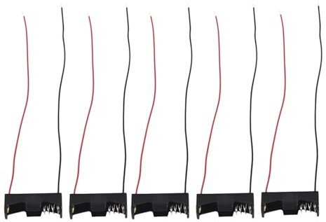Asuinxurr Lot de 5 supports de rangement de piles 1 23 A A23 12 V avec