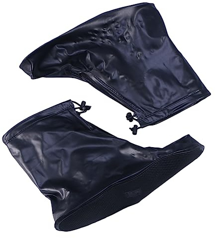 Garneck wasserdichte Schuhüberzüge für Erwachsene EIN Unisex rutschfest Wiederverwendbar Regenschutz Schuhschutz mit Elastischer Kordel Leicht zu Verstauen Reinigen